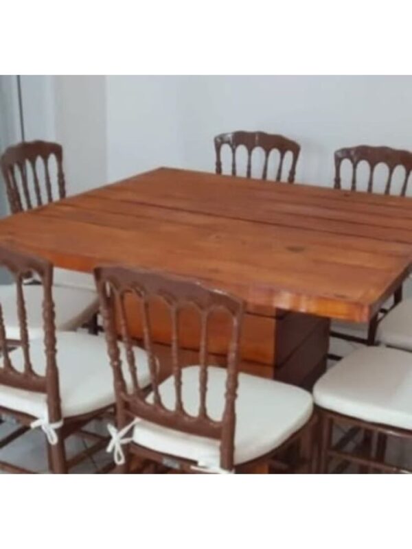 Mesa Rústica Quadrada