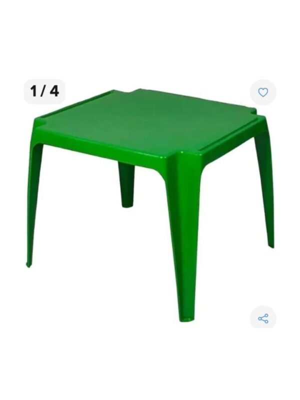 Conjunto de Mesa Plástica Infantil Colorida