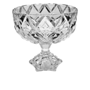 Compoteira de cristal com pé