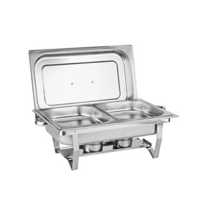 Rechaud inox 2 cubas