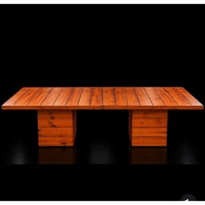 Mesa rústica retangular